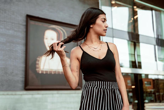 Striped Skirt and Top